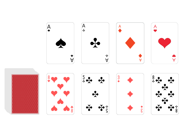 Auld Lang Syne Solitaire set up: card layout